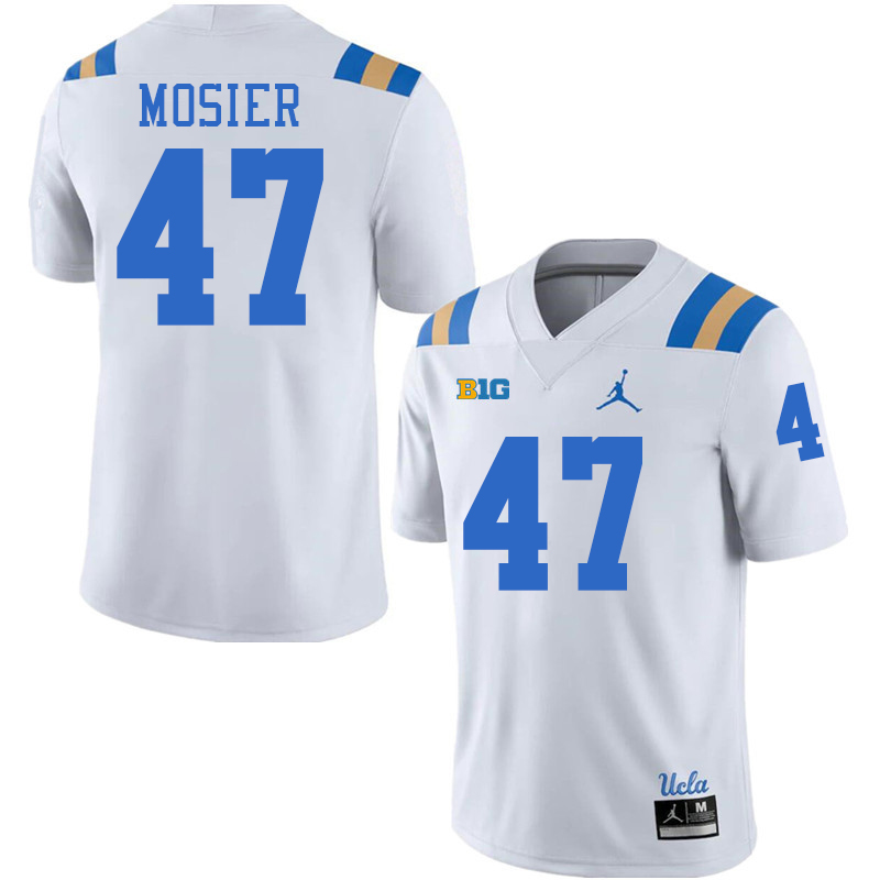 UCLA Bruins #47 Wyatt Mosier Big 10 Conference College Football Jerseys Stitched Sale-White